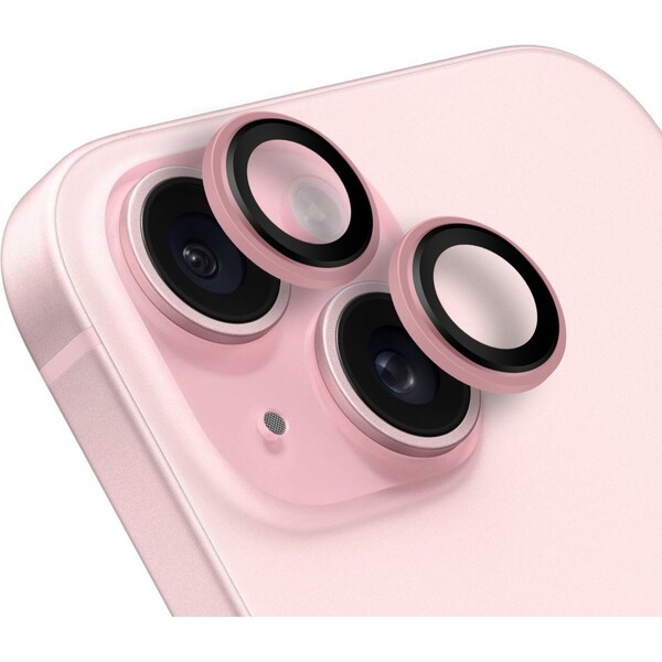 OBAL:ME ochrana čoček Apple iPhone 15/15 Plus růžová