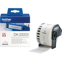 Brother DK-22223 papírová páska černá na bílé šířka 50 mm - Pásky pro štítkovače