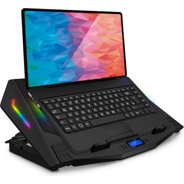CONNECT IT NEO RGB chladicí podložka pod notebook černá - Chladící podložky - Obrázek 52N0000J01
