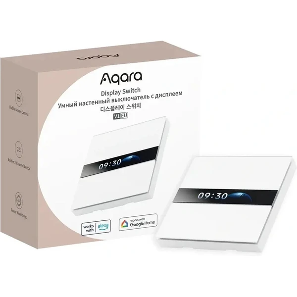 AQARA Display Switch V1 (WS-K02D) Zigbee vypínač s displejem - Ovladače - Obrázek 52PD000N01