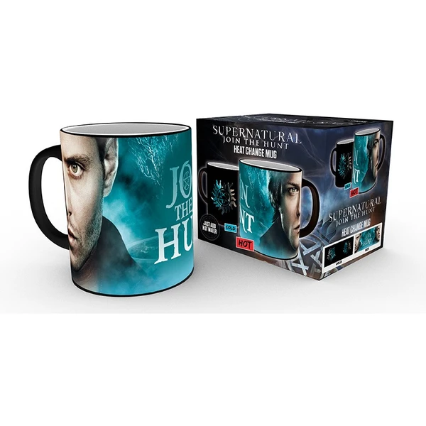 Hrnek Supernatural - Sam and Dean Symbol (měnící se motiv) 320 ml - Hrnky - Obrázek 52Z5000L01