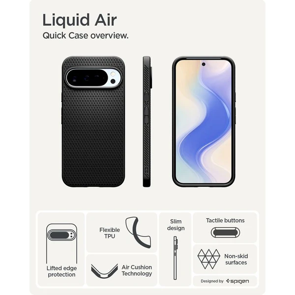 Spigen Liquid Air kryt Google Pixel 10 Pro XL matně černý - Pouzdra - Obrázek 52b6abc677244853bdcbe7558e3f9f20