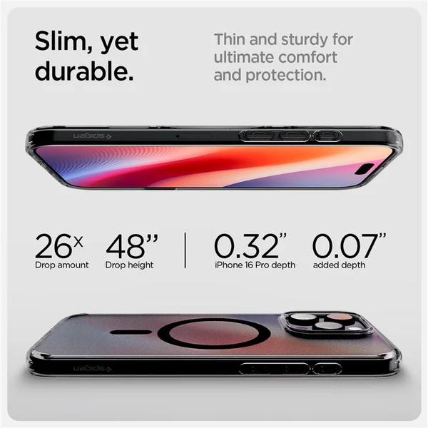 Spigen Ultra Hybrid T MagSafe kryt iPhone 16 Pro černý - Pouzdra - Obrázek 52d2aa6c19764d74bcfb0734a8ee3a9e