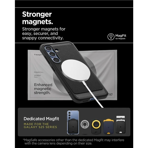 Spigen Rugged Armor MagSafe kryt Samsung Galaxy S25+ matně černý - Pouzdra - Obrázek 534e5a6fa8114ea5bbaf320627e1f869