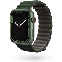 Epico Watch Strap Magnetic pro Apple Watch 38/40/41mm šedá/zelená - Řemínky