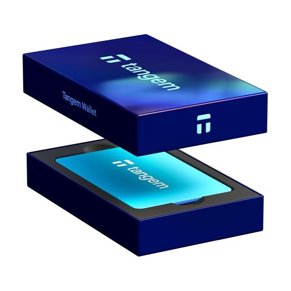 Tangem Wallet 3 Card Set Electric Night Modrá