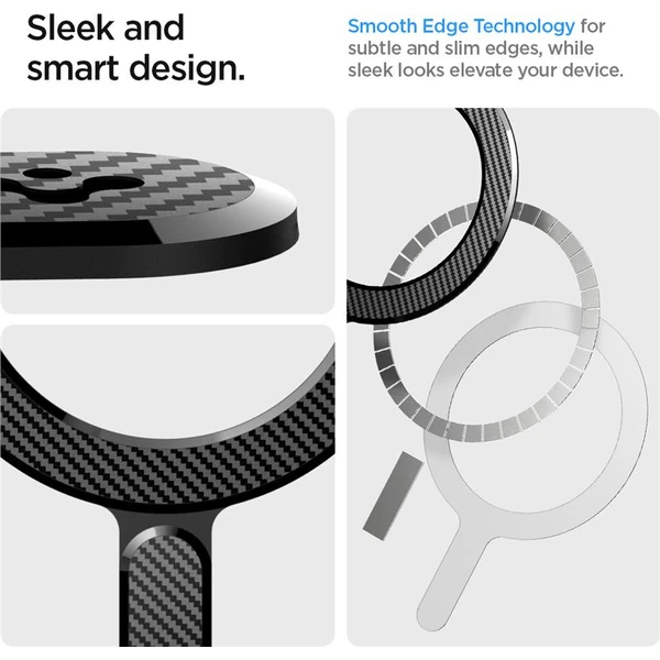 Spigen OneTap Ring Magnetic Plate nalepovací MagSafe kroužek karbonový - Vychytávky - Obrázek 53790fe155744e08817b3b2ad7865288