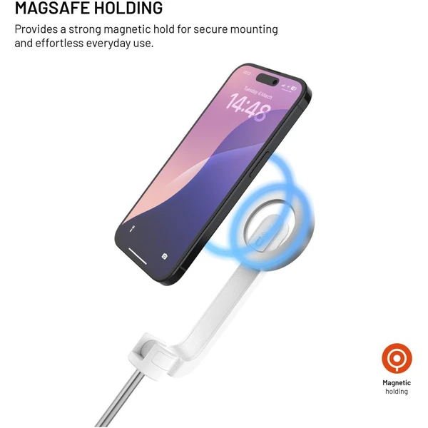 FIXED MagSnap selfie tyč s tripodem podporou MagSafe bílá - Držáky - Obrázek 539bba960a1846e79b7bfc925f7b7cec