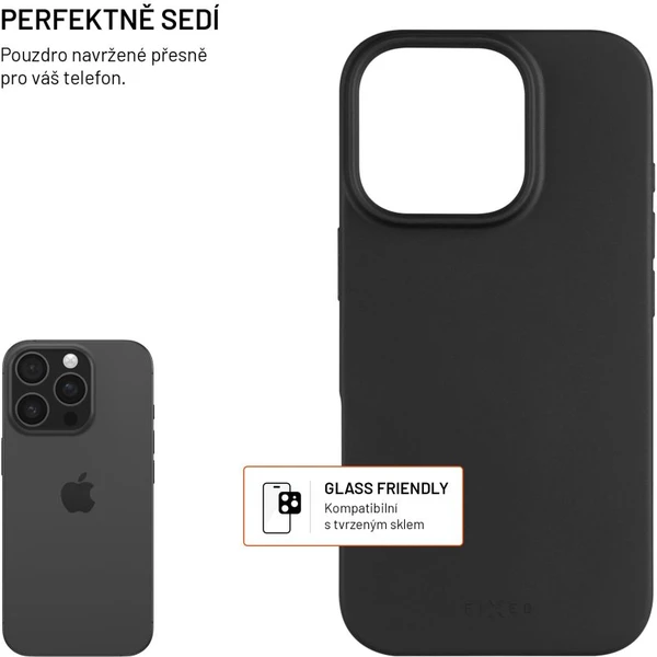 FIXED ReStory TPU recyklovaný kryt Apple iPhone 16 Pro černý - Pouzdra - Obrázek 539f6b9ee1ee4ae59681b169fa504d64