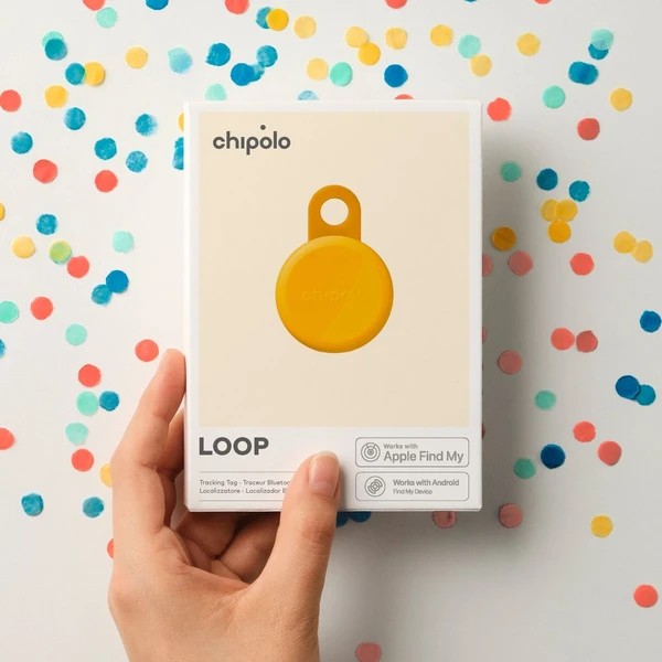 Chipolo LOOP Bluetooth lokátor medový - Lokátory - Obrázek 53DJ000K01