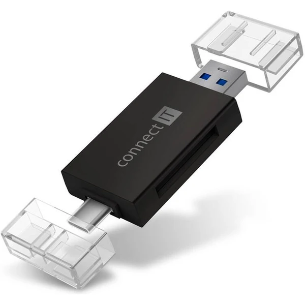 CONNECT IT USB-C/USB-A čtečka karet - Čtečky paměťových karet - Hlavní obrázek