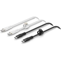 Belkin BOOST Charge Pro-Flex USB-C/USB-C kabel 60W 1m bílý/černý 2 ks - Kabely a redukce