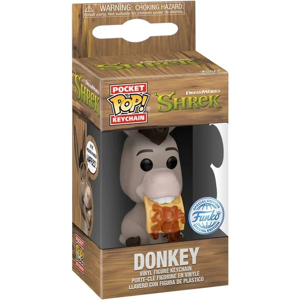 Funko POP! Keychain: Shrek DW30th - Donkey - Klíčenky - Obrázek 53OG000J01