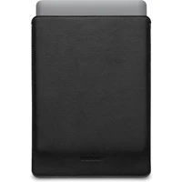 Woolnut kožené Sleeve pouzdro pro 13" MacBook Pro/Air černé - Pouzdra