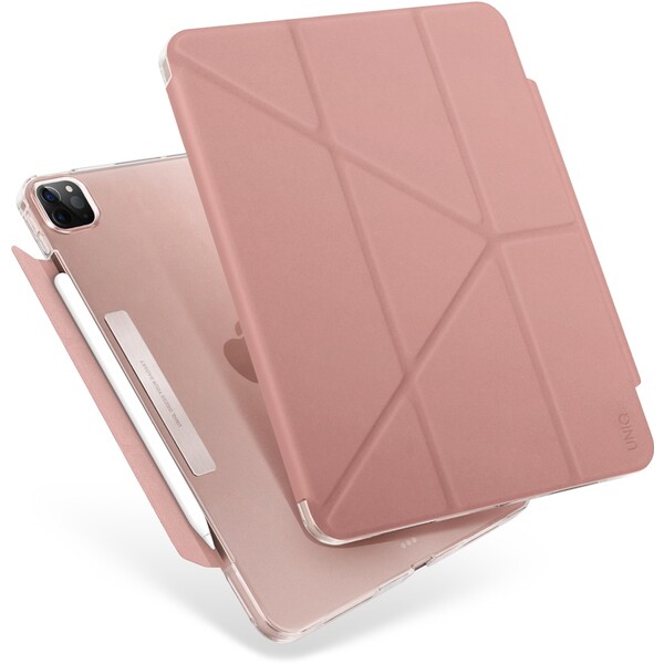 UNIQ Camden Antimikrobiální pouzdro iPad Pro 11" (20/21/22) růžové