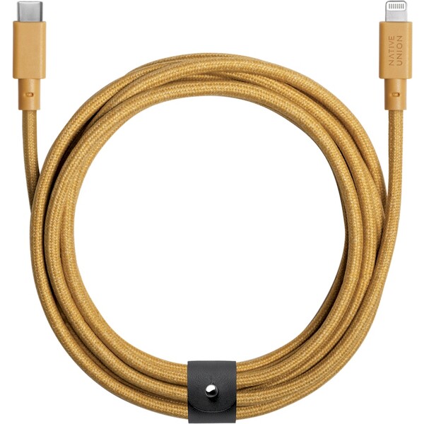 Native Union Belt Cable USB-C/Lightning, 3 m béžový