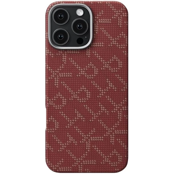 Pitaka Tactile Woven Case kryt iPhone 16 Pro PTK Red/Gold - Pouzdra - Obrázek 53b55b6721eb4e0c8aa03a5b7d54f8f2