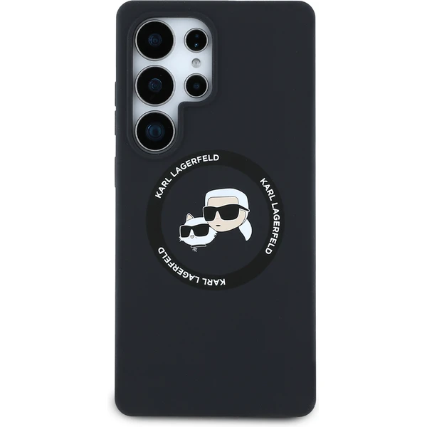 Karl Lagerfeld Liquid Silicone K&CH Heads MagSafe kryt Samsung Galaxy S25 Ultra černý - Pouzdra - Obrázek 53c04c236f3c43f5b9b0880fe5982363