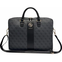 Guess PU 4G Stripe Metal Logo taška na notebook 16" černá - Pouzdra