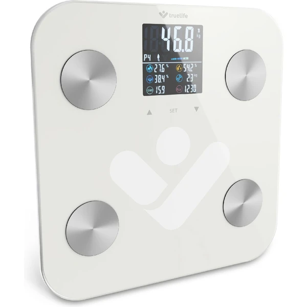 TrueLife FitScale W6 BT chytrá váha bílá - Chytré váhy - Obrázek 5401000J01