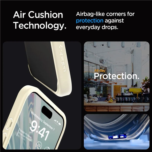 Spigen Ultra Hybrid kryt iPhone 15 Pro béžový - Pouzdra - Obrázek 5409000601