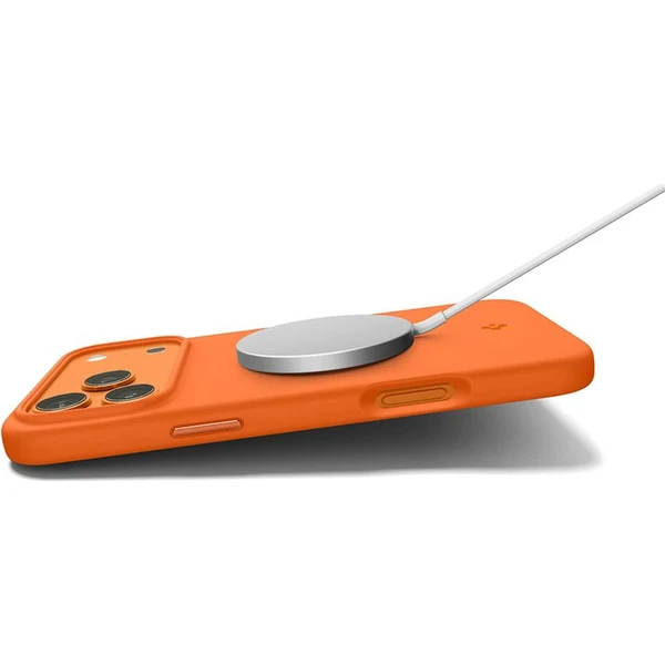 Spigen Silicone Fit MagSafe kryt iPhone 17 Pro cosmic orange - Pouzdra - Obrázek 54109708b520457a9225c3980abd0f4d