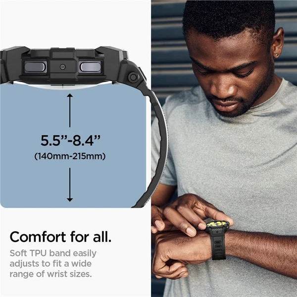 Spigen Rugged Armor Pro pouzdro Samsung Galaxy Watch7 (44mm) matně černé - Pouzdra - Obrázek 54178f238bff47b6bba95f6ee6e840fe