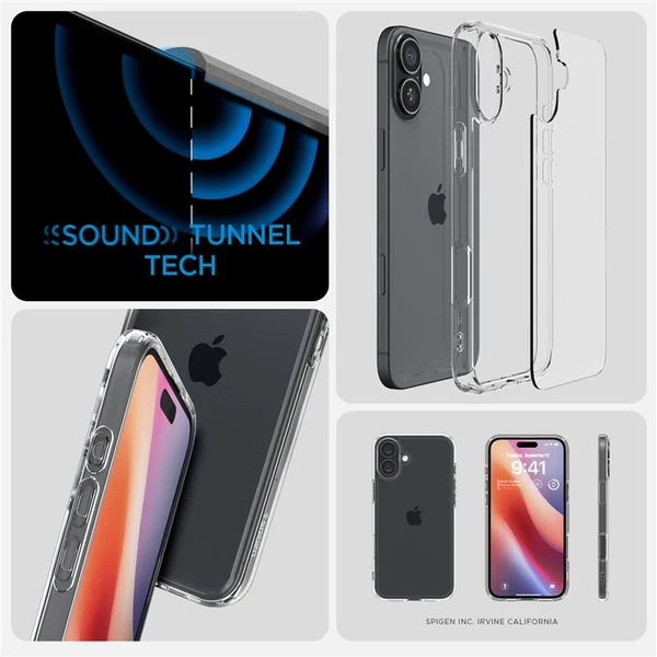 Spigen Ultra Hybrid kryt iPhone 16 Plus crystal clear - Pouzdra - Obrázek 5418ea78917343318fb2a60d9a20f8f9