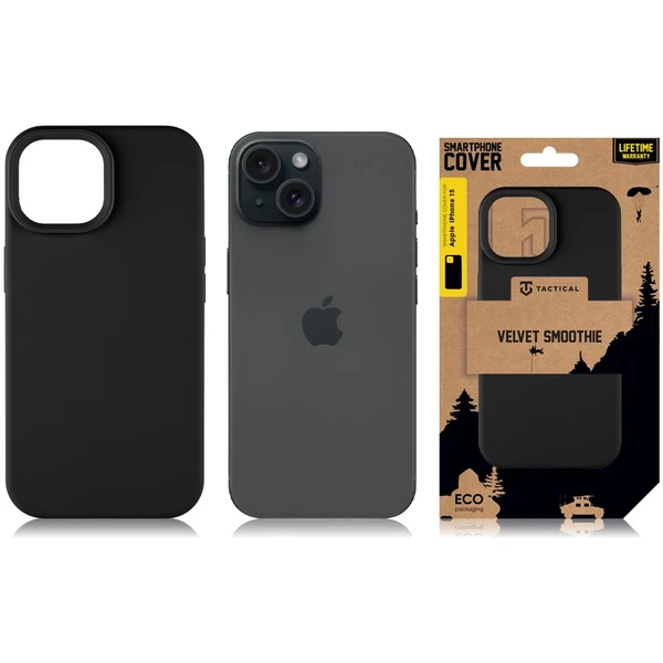 Tactical MagForce Velvet Smoothie Kryt pro Apple iPhone 15 Asphalt - Pouzdra - Obrázek 543b1c7a6d144d0ab9e4e5a05d422869