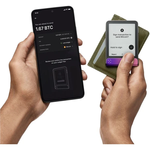 Ledger Flex krypto peněženka (iOS/Android/MacOS/Windows/Linux) Crimson Magenta - Krypto peněženky - Obrázek 543fe884b81b4280b0edd0d960f2a865