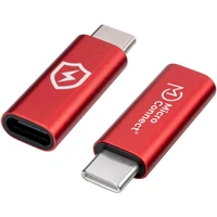 MicroConnect Safe Charge USB-C/USB-C redukce 240W červená - Kabely a redukce