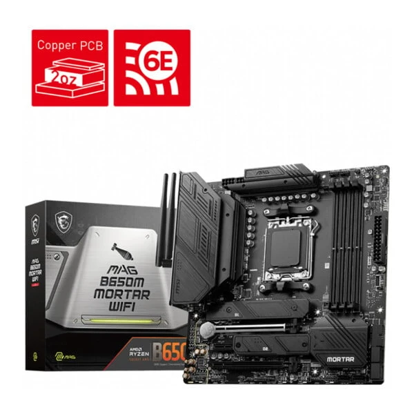 MSI MAG B650M MORTAR WIFI - AMD B650 (Další) - Základní desky - Obrázek 54XI300401