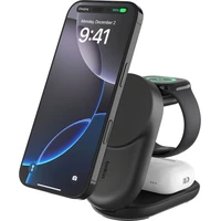 Belkin UltraCharge™ Qi2 25W 3v1 MagSafe nabíječka pro iPhone/Apple Watch/AirPods černá - Nabíječky