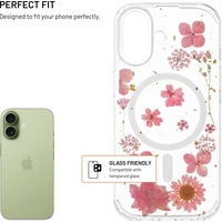 FIXED MagBloom kryt s MagSafe Apple iPhone 17 Pink Blossom - Pouzdra