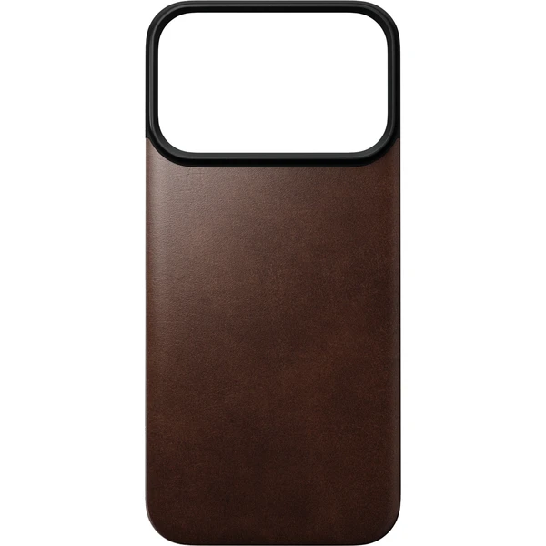 Nomad Magnetic Leather Back (Horween) MagSafe kožený kryt iPhone 18 Pro Rustic Brown - Pouzdra - Obrázek 54b8e3a4d042461ca26348b1438c32f0