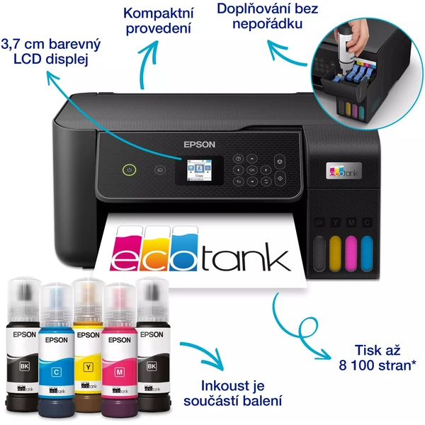 Epson EcoTank L3280 tiskárna (záruka na 5 let po registraci) - Tiskárny - Obrázek 54eb42a219c04ee383e3cf7c14c936b4