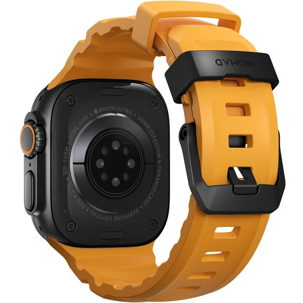Nomad Rocky Point Band řemínek Apple Watch 49/45/44/42mm černý/oranžový - Řemínky - Obrázek 54f32f27bd84465a8a436b55c79ce4ff