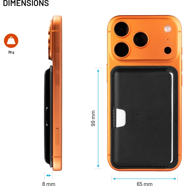 FIXED MagWallet Slim MagSafe peněženka oranžová - Peněženky - Obrázek 54ffe142a16e40d6bf3bbbb1c7fbbd2a