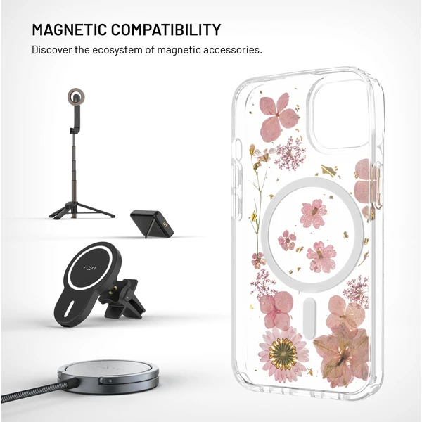 FIXED MagBloom kryt s MagSafe Apple iPhone 13 Pink Blossom - Pouzdra - Obrázek 552a4cb4d9434e01a47ff34da1ebdfba