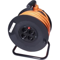 PremiumCord 230V průřez vodiče 3x1,5mm2 prodlužovací kabel 50m - Zásuvky