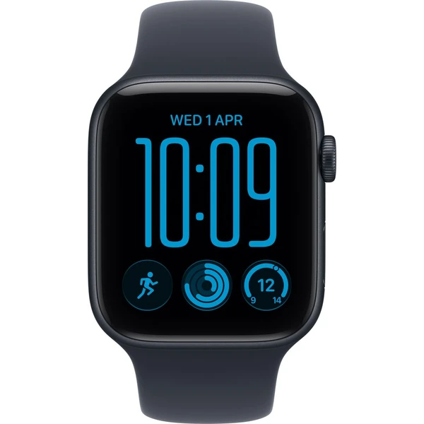 Apple Watch SE 3 (2026) Cellular 40mm Temně inkoustový hliník s námořnicky modrým sportovním řemínke - Chytré hodinky - Obrázek 5537ca9d169747d6bd062b3dd303f92f