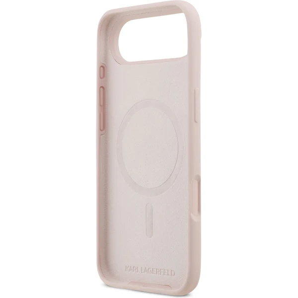 Karl Lagerfeld Liquid Silicone Double Heads MagSafe kryt iPhone Air růžový - Pouzdra - Obrázek 553e6d87c0574e8abad24cdbe2aa45af