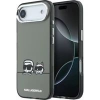 Karl Lagerfeld IML K&CH Heads Logo MagSafe kryt iPhone Air černý - Pouzdra