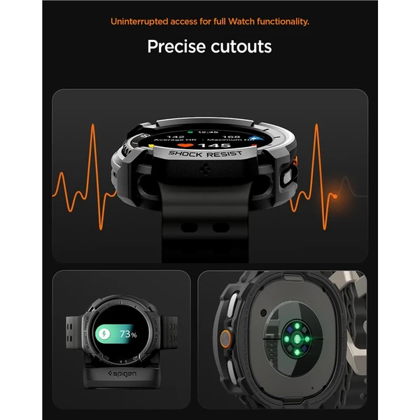 Spigen Rugged Armor kryt Galaxy Watch8 Classic (46mm) matně černý - Pouzdra - Obrázek 554dfb0e628e4158b15272e779e474ab