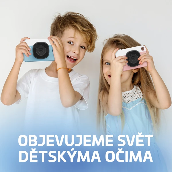 LAMAX PixelKid1 dětský fotoaparát modrý - Fotoaparáty - Obrázek 55658f36a67a424e86df772e25b1fe50