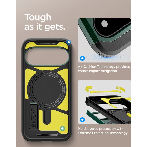 Spigen Tough Armor MagSafe kryt Google Pixel 11 abyss green - Pouzdra - Obrázek 558d7d6d7f1c45bbb6fb82e65b9da051