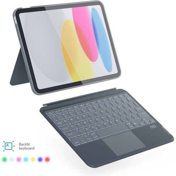 EPICO pouzdro s klávesnicí pro Apple iPad Air 11" (2024) (slovenština) šedé Šedá