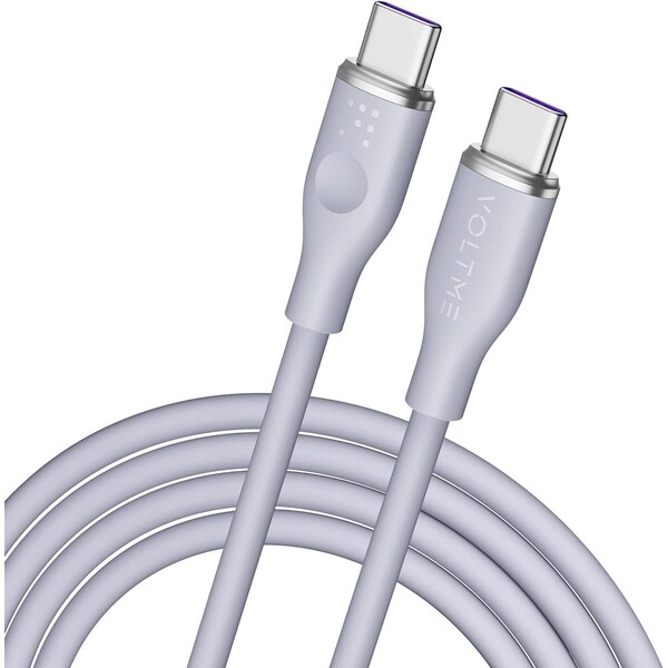 Voltme Powerlink Moss USB-C kabel 5A/100W (1,8m) šedý