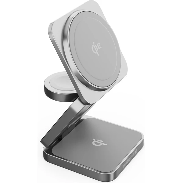 Cubenest SQS312 Pro Qi2.2 3v1 magnetická nabíječka pro Samsung šedá - Nabíječky - Obrázek 55PF000N01