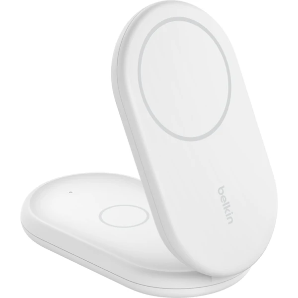 Belkin BOOST CHARGE Qi2 (MagSafe) 15W 2v1 skládací nabíječka bílá - Nabíječky - Obrázek 55S9000P01